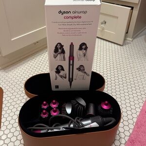 Dyson Airwrap Styler with Pink Accents